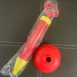 Powerful Bathroom Clog Cleaner Toilet Sink Drain Blaster Air Pump plunger